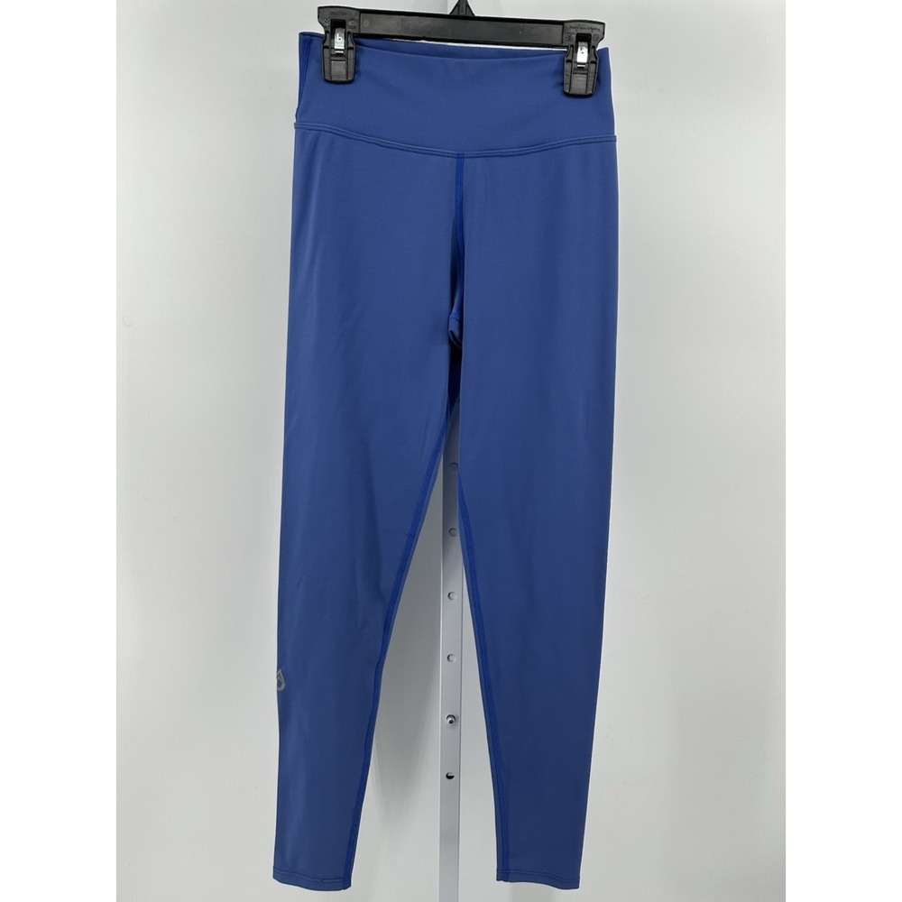 Dona Jo Jofit Women's size 1 SMALL Blue Hi Rise Leggings 27" PILATES BRAZIL yoga